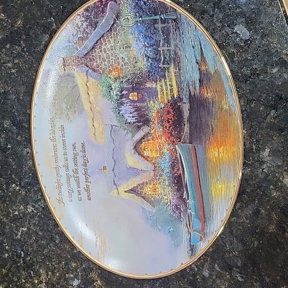 Set of 4 Thomas Kinkade's COLLECTOR'S Plates Bradford Exchange - Picture 4 of 9